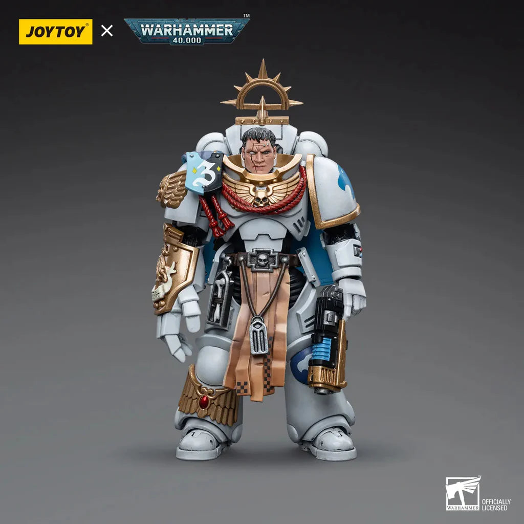 JoyToy: Space Marines - White Consuls - Captain Messinius - 星际战士 - 白色执政官 - 连长梅西尼乌斯