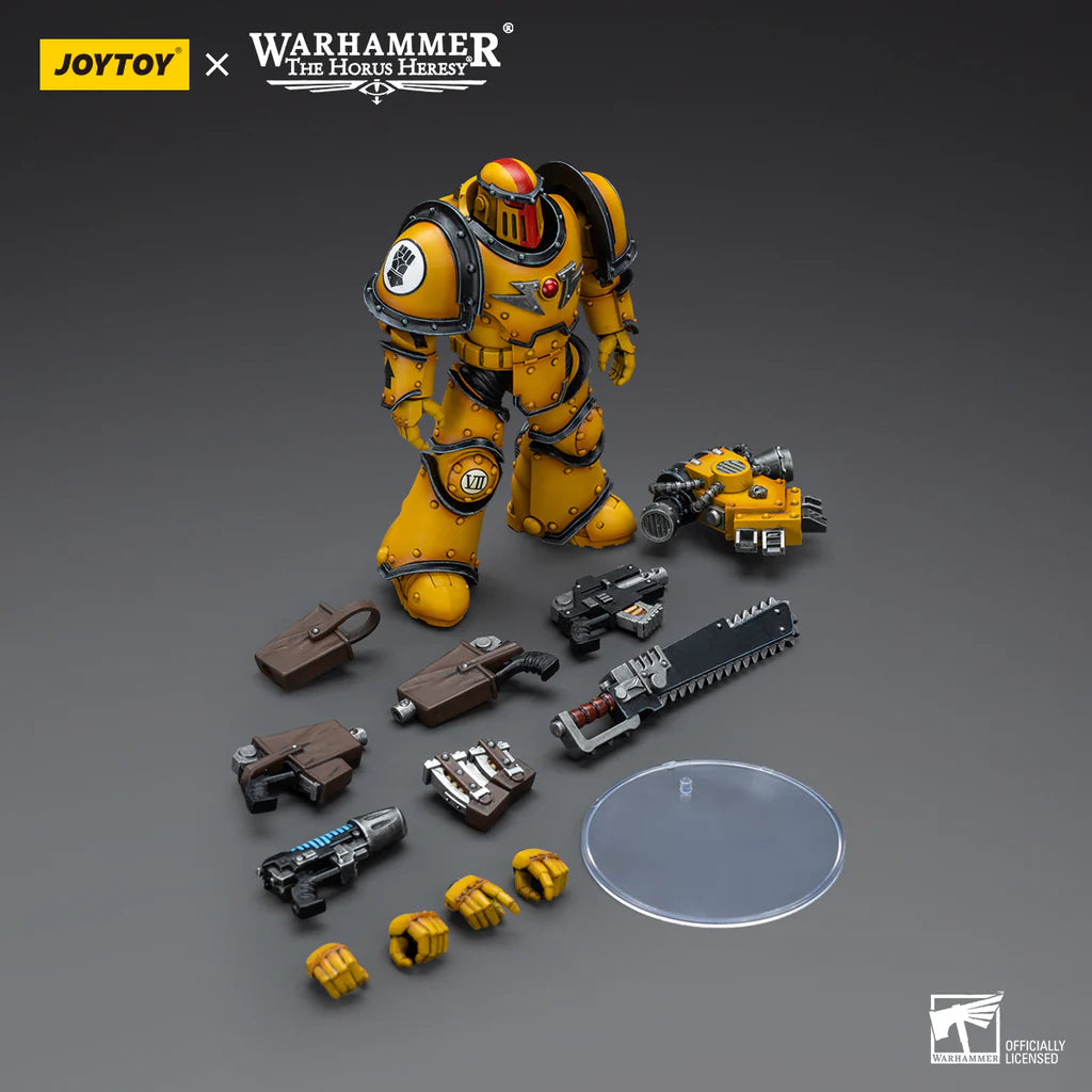 JoyToy: Imperial Fists - Legion MkIII Despoiler Squad - Sergeant with Plasma Pistol - 帝国之拳 - MkIII军团掠夺者小队 - 装备等离子枪的军士