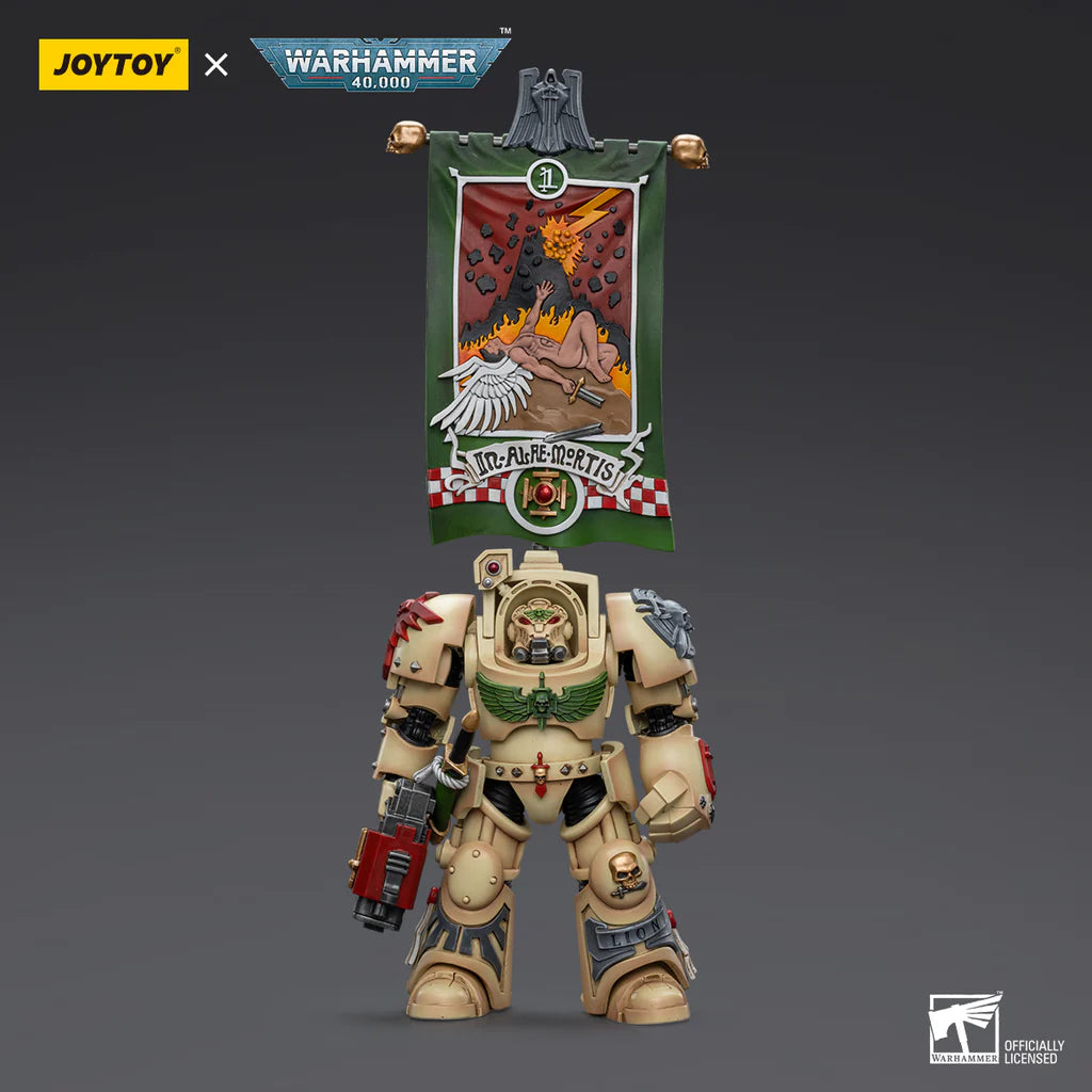 JoyToy: Dark Angels - Deathwing Ancient with Company Banner - 黑暗天使 - 装备连队旗帜的死翼旗手