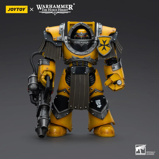 Imperial Fists - Legion Cataphractii Terminator Squad - Legion Cataphractii with Heavy Flamer - 帝國之拳 - 鐵騎終結者軍團 - 裝備重型火焰噴射器的鐵騎終結者