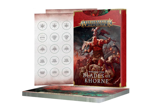 Blades Of Khorne: Warscroll Cards (CHN) - 戰爭捲軸卡：恐虐之刃(簡中版)