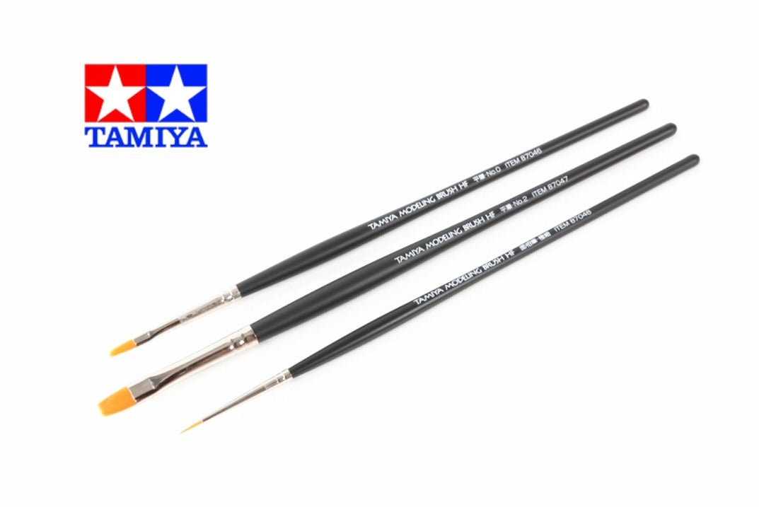 Tamiya Modeling Brush HF Standard Set (3 Pcs)