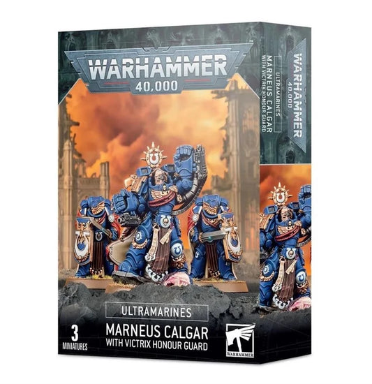 Ultramarines: Marneus Calgar with Victrix Honour Guard - 馬涅烏斯．卡爾加與勝利榮耀守衛