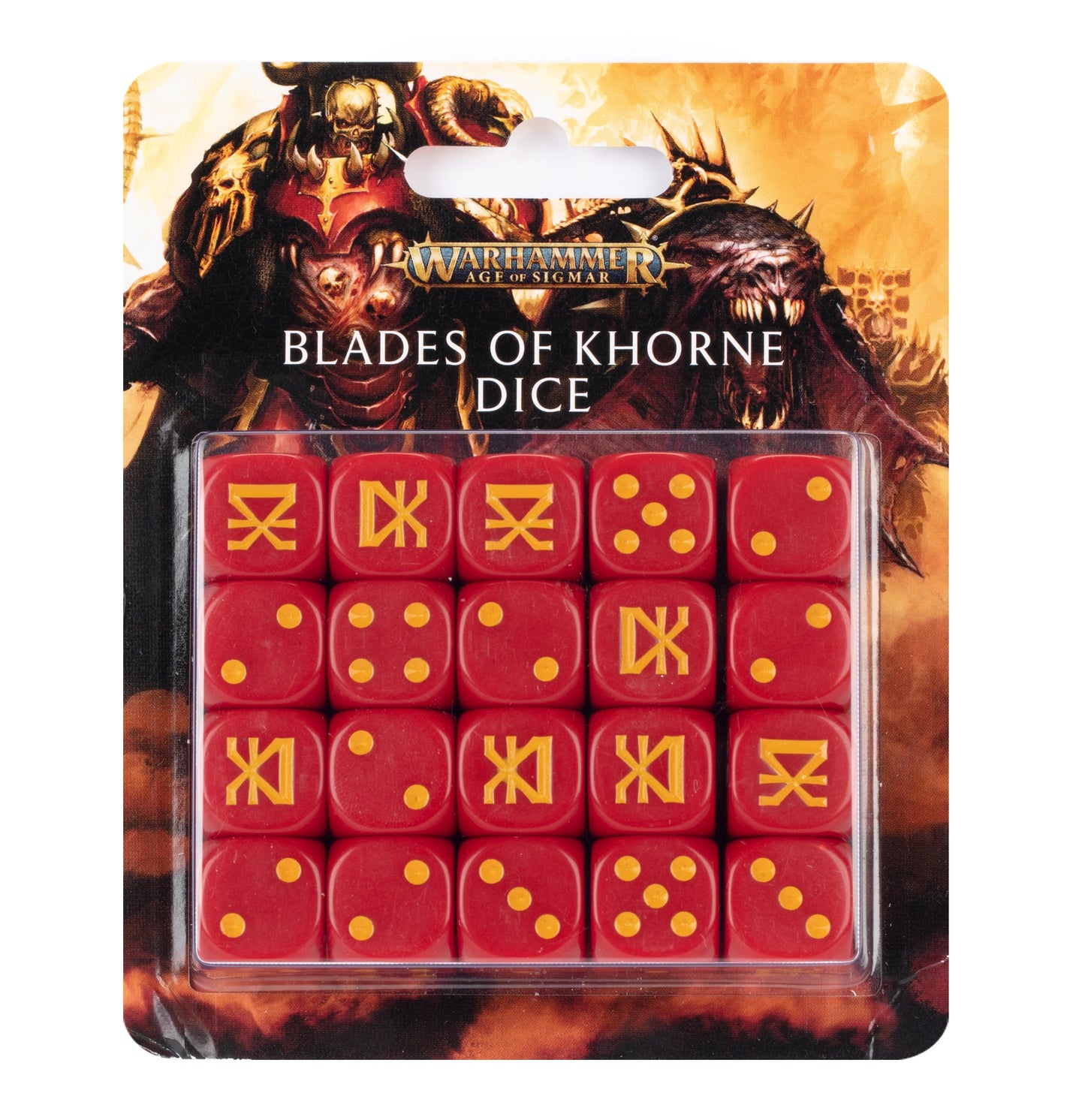 Blades Of Khorne: Dice Set - 恐虐之刃主題骰