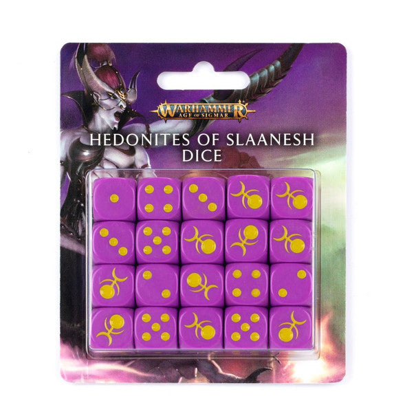 Hedonites Of Slaanesh: Dice - 色虐尋樂魔眾主題骰